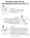 Bild in Galerie-Betrachter laden, LeichtLaufLeine® Kurzleine und Übungsleine zur besseren Leinenführung Anlegeanweisung