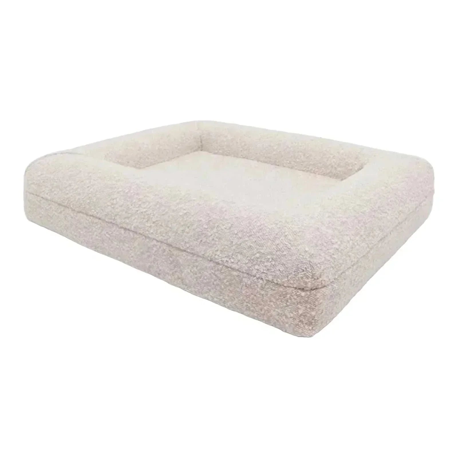 Hundebett Barklay mit Viskoschaummatratze und waschbarem Bouclébezug