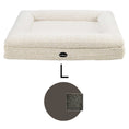 Load image into Gallery viewer, Dog bed FRED L with viscose foam mattress and washable bouclé cover