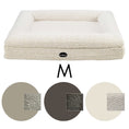 Load image into Gallery viewer, Dog bed FRED M with viscose foam mattress and washable bouclé cover