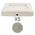 Load image into Gallery viewer, Dog bed FRED S with viscose foam mattress and washable bouclé cover