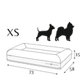 Bild in Galerie-Betrachter laden, Orthopädisches Hundebett Barklay Bouclé
