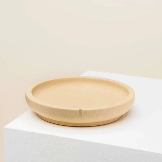 Schnurrhaarfreundlicher, nachhaltiger Napf aus Sand, handgefertigt, langlebiges Polysand, Design PINO Kollektion.