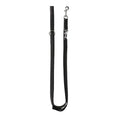 Bild in Galerie-Betrachter laden, Adjustable black nylon leash with rhombus design, durable and weather-resistant, from the Terra collection.