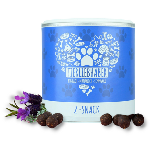 Frühlings Bundle von Tierliebhaber, natürliche Hundesnacks zur Magenberuhigung, Verpackung.