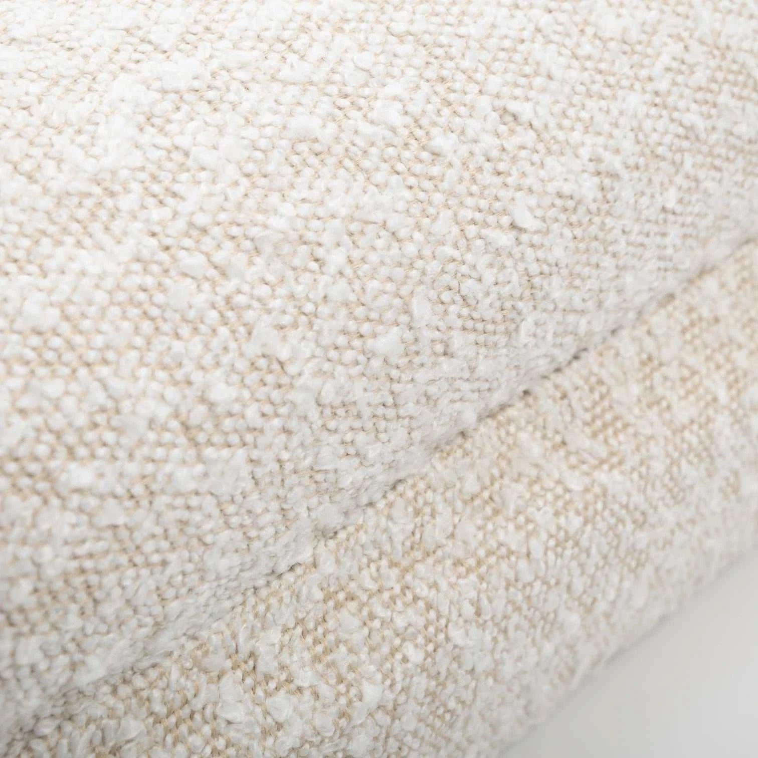 Dog bed FRED S with viscose foam mattress and washable bouclé cover