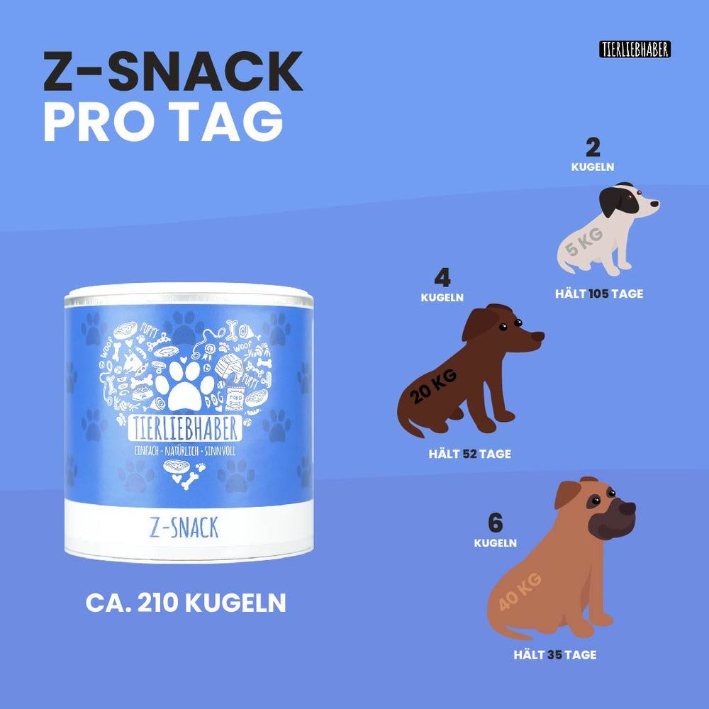 Z-Snack ab Februar für Spaziergänge durch Wald und Wiesen von Tierliebhaber