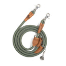 Reflective leash GLOW highly reflective, adjustable in length and vegan