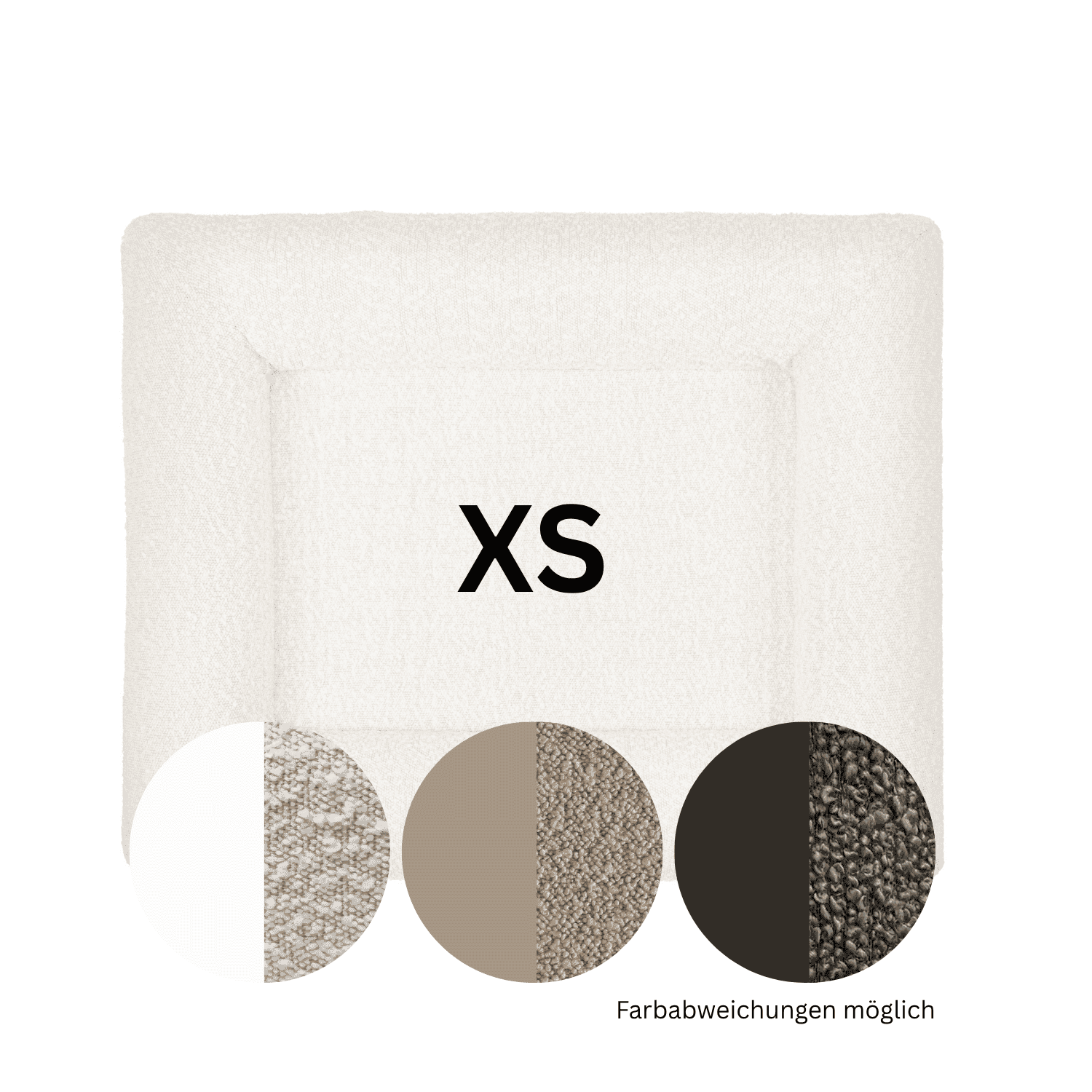 Hundebett Barklay Größe XS mit Bouclébezug