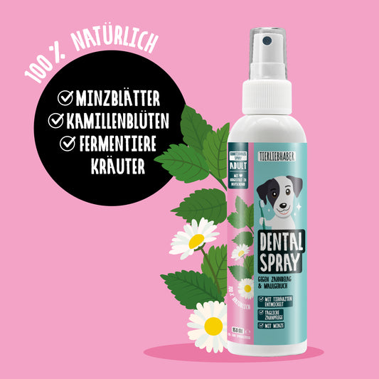 Natürliches Dentalspray zur Entfernung von Zahnstein von Tierliebhaber