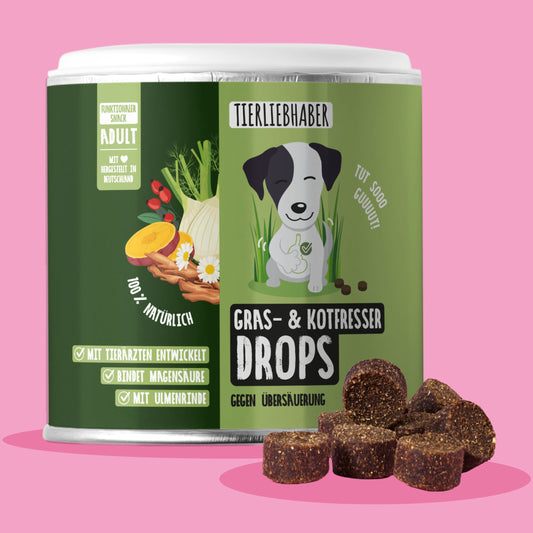 Gras und Kotfresser Drops von Tierliebhaber