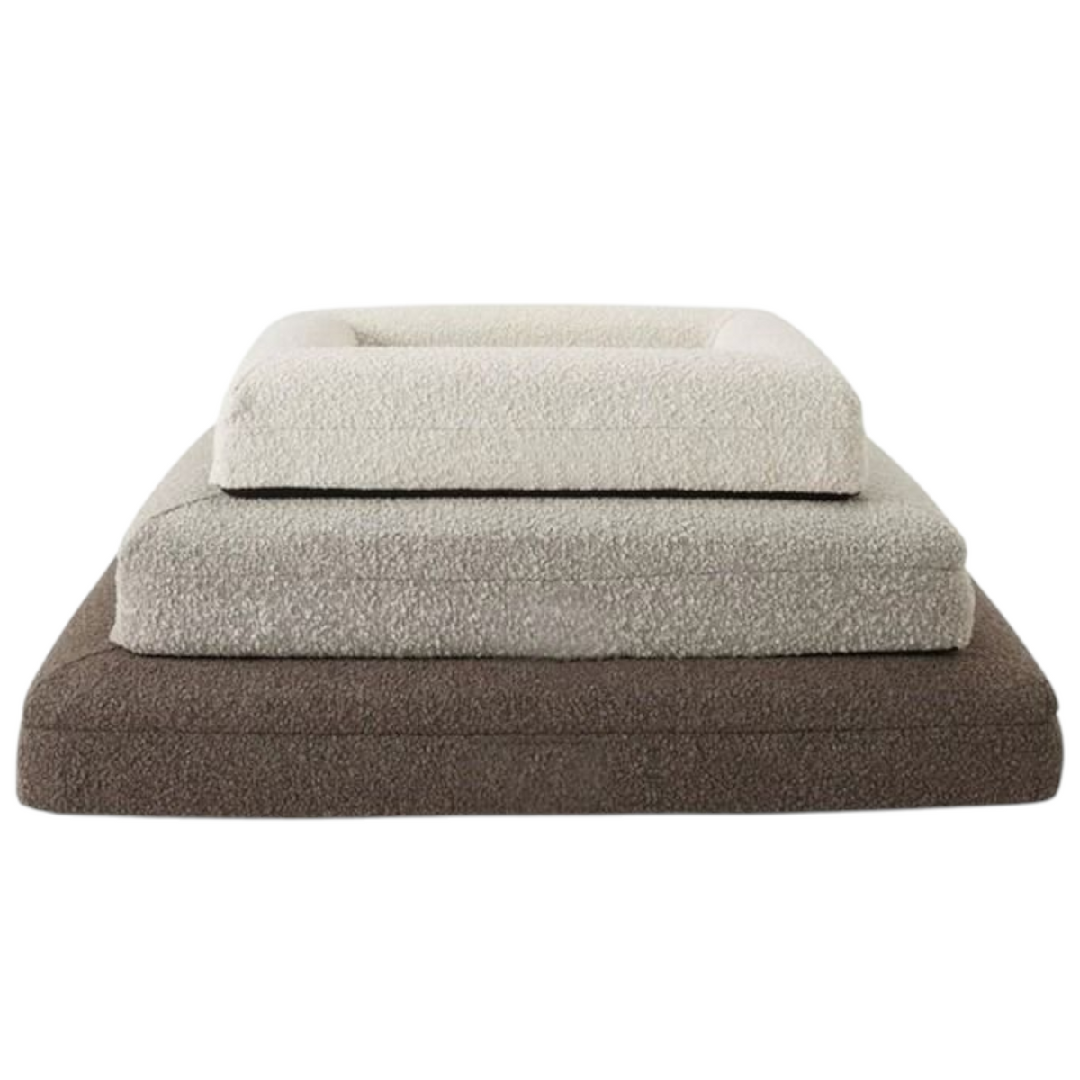 Wechselbezug für Hundebett Barklay S aus waschbarem Boucléstoff, abnehmbar, pflegeleicht.