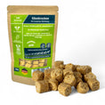 Load image into Gallery viewer, Kaesebrocken Leckerlies knusprig veganer Hundesnack Probierangebot 50g mit Verpackung
