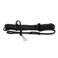 Load image into Gallery viewer, Extra long 10-meter leather training leash with braided handle.
