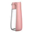 Load image into Gallery viewer, Tragbarer und stabiler und faltbarer 550ml Wasserspender für unterwegs in rosa
