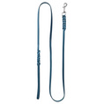 Load image into Gallery viewer, Soft leather dog leash with hand loop and braided elements.
