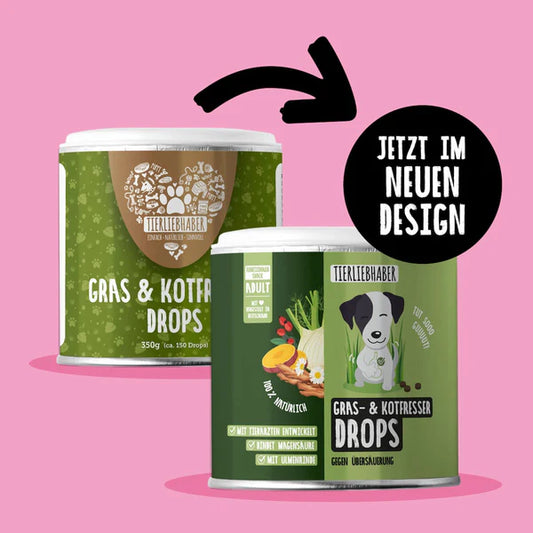 Gras und Kotfresser Drops VF natürlich gegen Sodbrennen von Tierliebhaber
