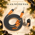 Load image into Gallery viewer, Reflective leash GLOW highly reflective, adjustable in length and vegan

