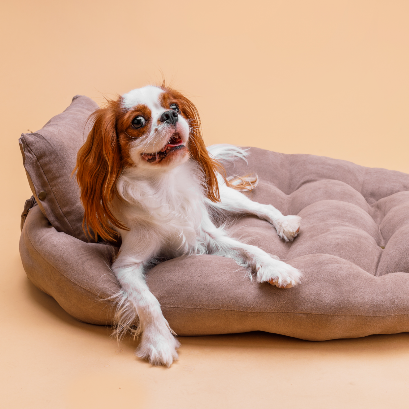 Hundematte Pebbles samtweich als Bett