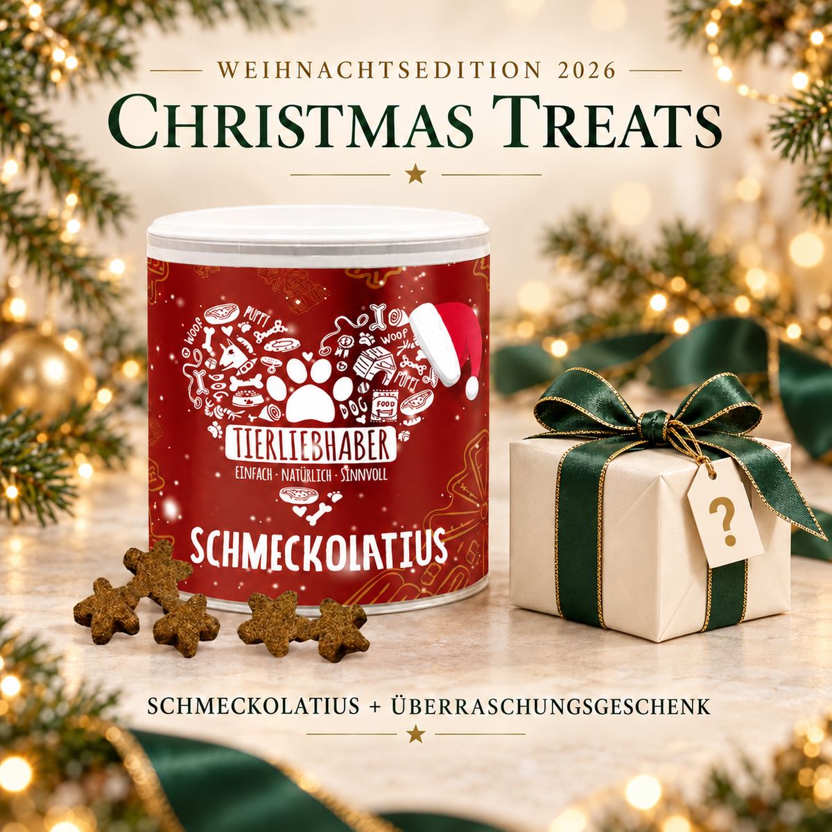 CHRISTMAS RELAX TREATS - Weihnachtliche Leckerlies Schmeckolatius von Tierliebhaber