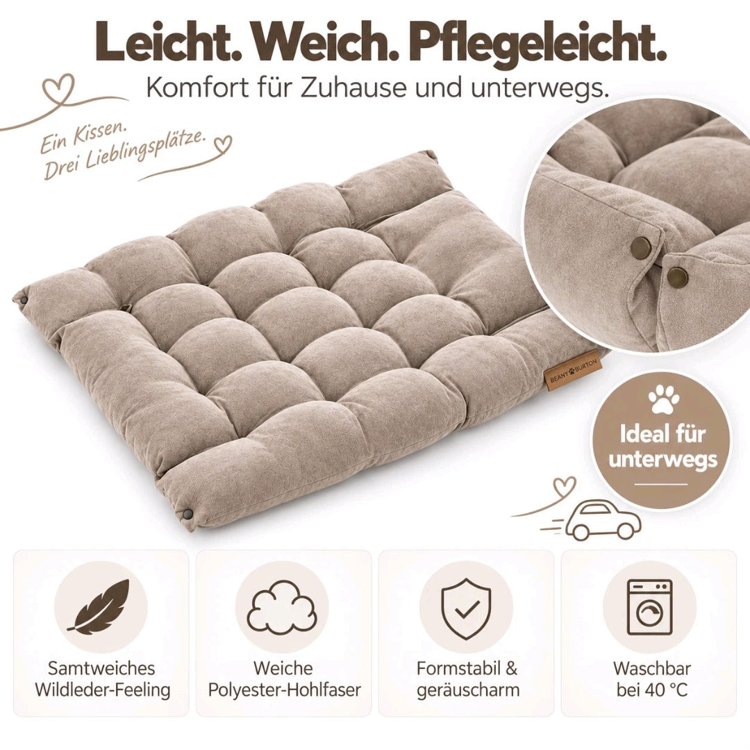 Leichte, waschbare 3in1 Hundematte
