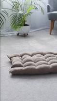 Load and play video in Gallery viewer, Dog mat Pebbles velvety soft with three different lying options 
