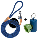 Reflective leash GLOW highly reflective, adjustable in length and vegan